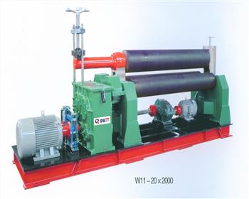 W11系列(lie)對稱(cheng)式三(san)輥卷(juan)闆機(ji)